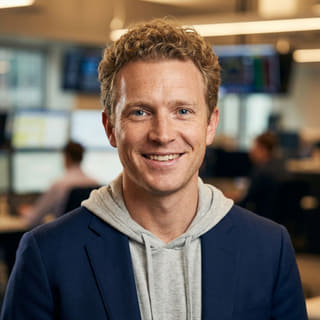 Foto van Ryan Brooks, aangeduid als Hoofd Handelsanalist bij Meerbaat Ventures